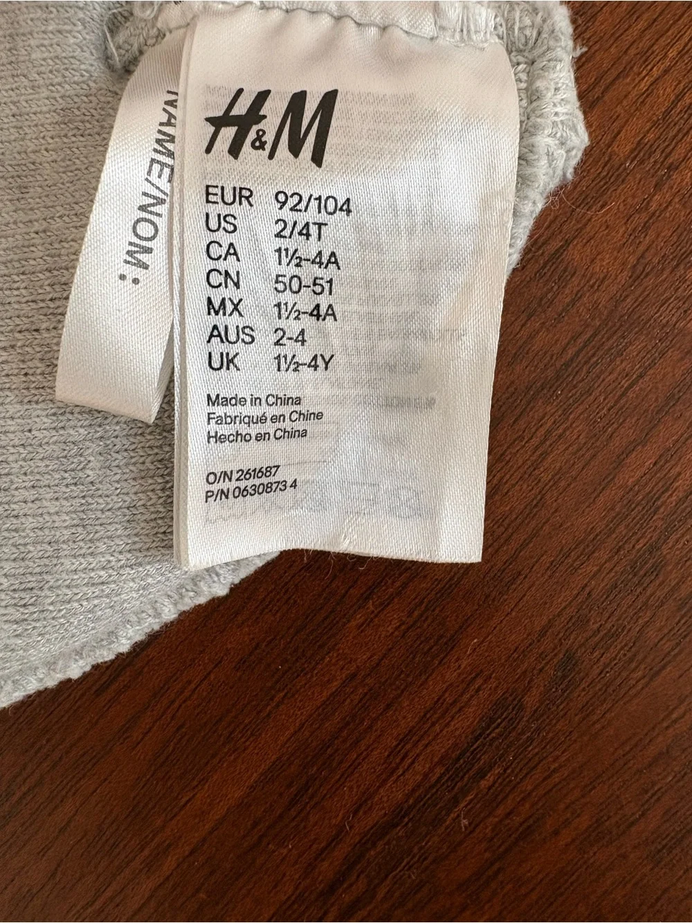 H&M Yellow, Gray and Red Pikachu Knit Beanie